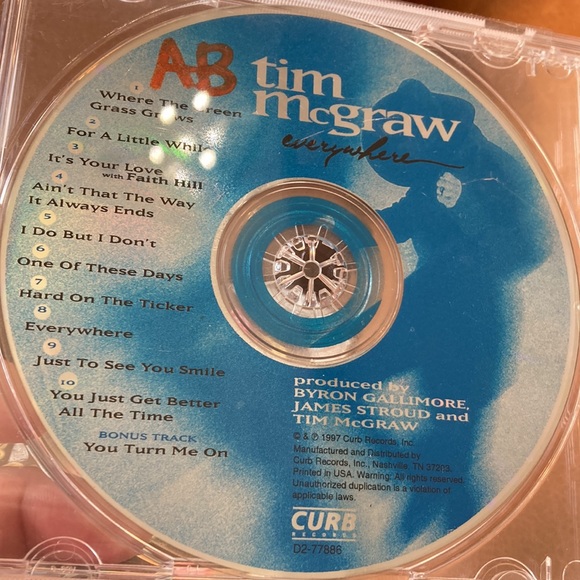 Lots of country music CDs. One low price Randy Travis Tim McGraw Faith Hill more - Picture 3 of 8